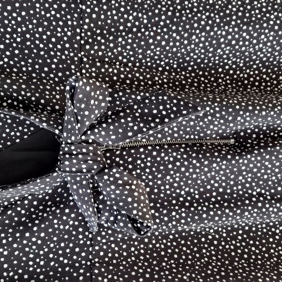 Sam Edelman Black and White Polka Dot Jumpsuit - Picture 7 of 12